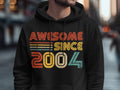 Awesome Since 2004 T Shirt 21st Birthday T Shirt Born In 2004 T Shirt 21 Years Old T Shirt Hoodie Sweatshirt Hoodie – Bold Style · Great Gift For Fans