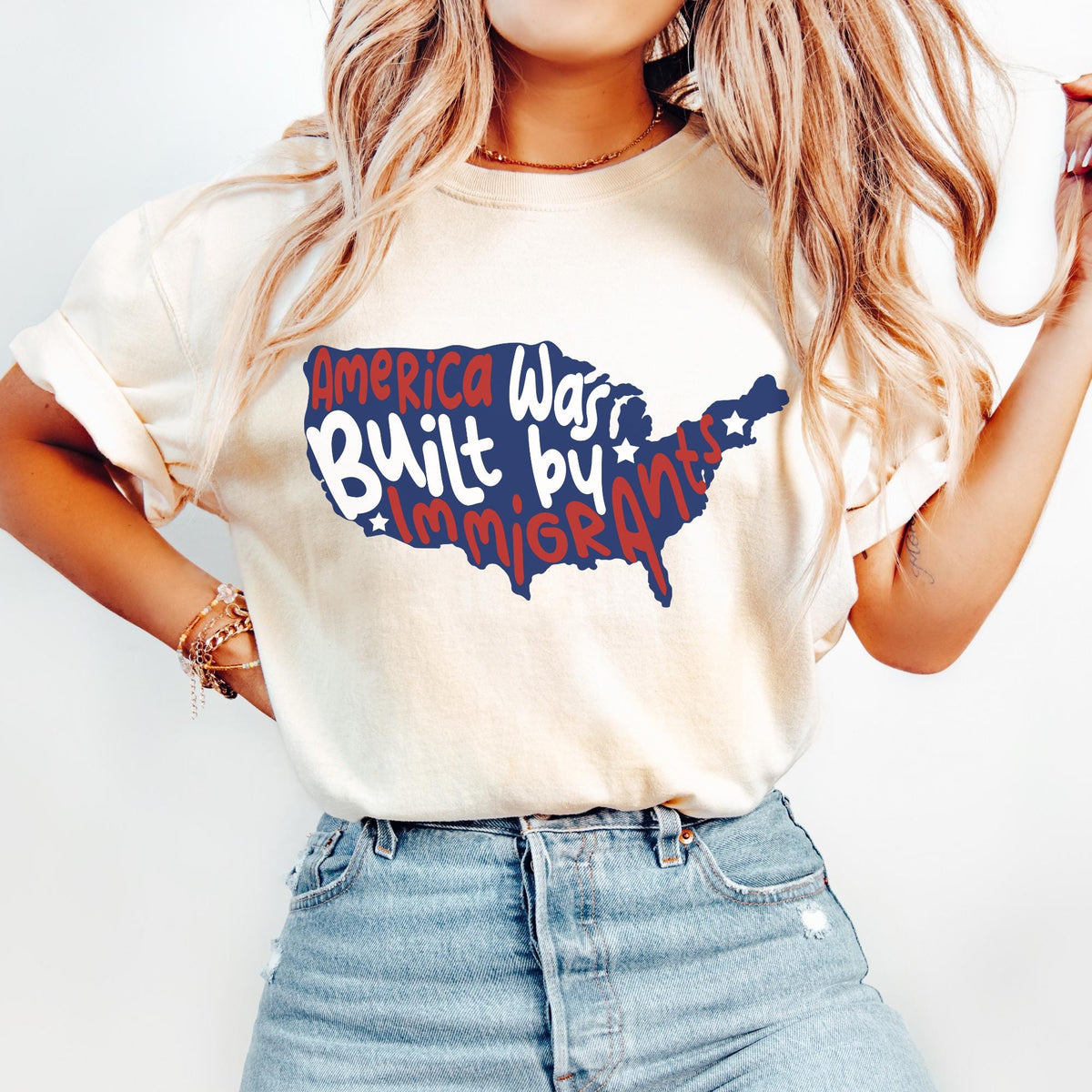 Immigrants Make America Great Keep The Immigrant Shirt Social Justice Shirt Racial Equality Tee Anti Racist Shirt Graphic Tee – Feel-Good Design · Perfect For Daily Wear