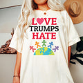 Love Trumps Hate Anti Trump Anti Maga Liberal Shirt Democrat Shirt Fuck Trump Graphic Tee – Cozy Vibes · Great Gift For Fans