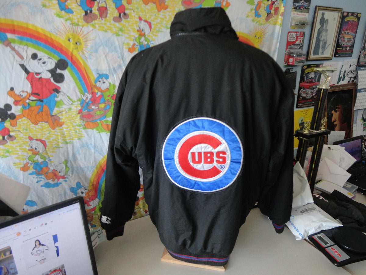 Vintage 9039s Chicago Cubs Starter Black Parka Jacket Size 2XL Graphic Tee – Cozy Vibes · Must-Have Style