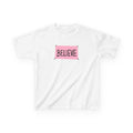 Miami Pink Believe Sign Kids Tee Graphic Tee – Fan Favorite · High-Quality Print
