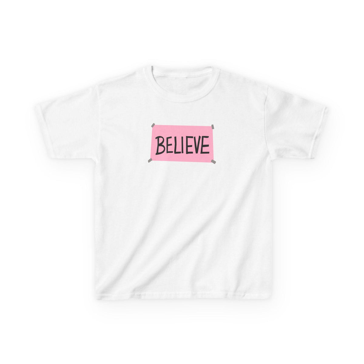 Miami Pink Believe Sign Kids Tee Graphic Tee – Fan Favorite · High-Quality Print