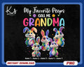 My Favorite Peeps Call Me Easter Personalized Png Easter Day Png Easter Vibes Gigi Mimi Nene Auntie Mommy Png Custom Grandkids Names Png Graphic Tee – Fan Favorite · Must-Have Style
