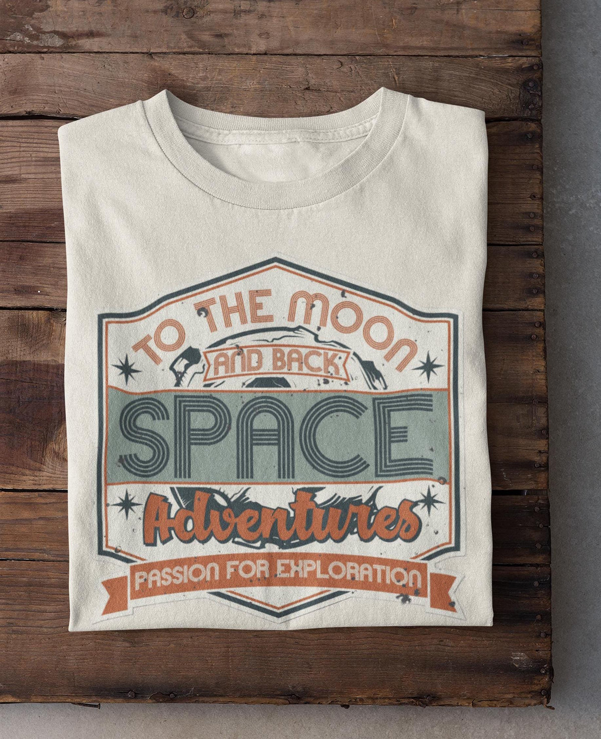Cosmic Adventure Space T Shirt Retro Moon Explorer Design Free US Shipping Vintage Astronaut Gift Graphic Tee – Bold Style · Perfect For Daily Wear