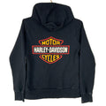 Harley Davidson Sweatshirt Hoodie Size Small Black Full Zip Milwaukee Hoodie – Soft Feel · Perfect For Daily Wear