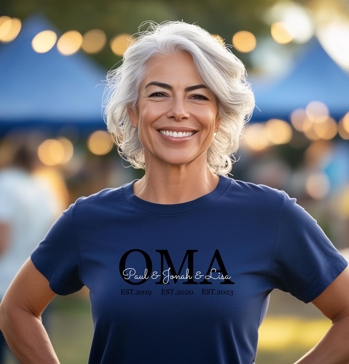Oma Opa T Shirt mit Namen und Geburtsjahren der EnkelIndividuell bedrucktIndividuelle GeschenkideeGeschenk fr Groeltern Graphic Tee – Warm & Stylish · Great Gift For Fans
