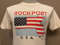 Vintage 80s Rockport Massachusetts USA State Outline Patriotic Tshirt M Graphic Tee – Easygoing Wear · Perfect For Daily Wear