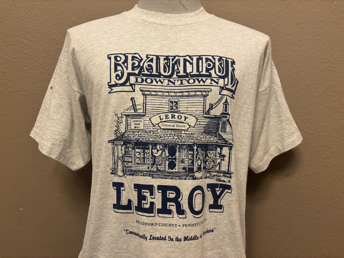 Vintage 90s Beautiful Downtown Leroy Pennsylvania Tshirt XL Graphic Tee – Cozy Vibes · Must-Have Style