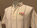 Vintage 90s Olympic Stripped Polo Embroidered Tshirt XL Graphic Tee – Cozy Vibes · Trending Graphic Apparel