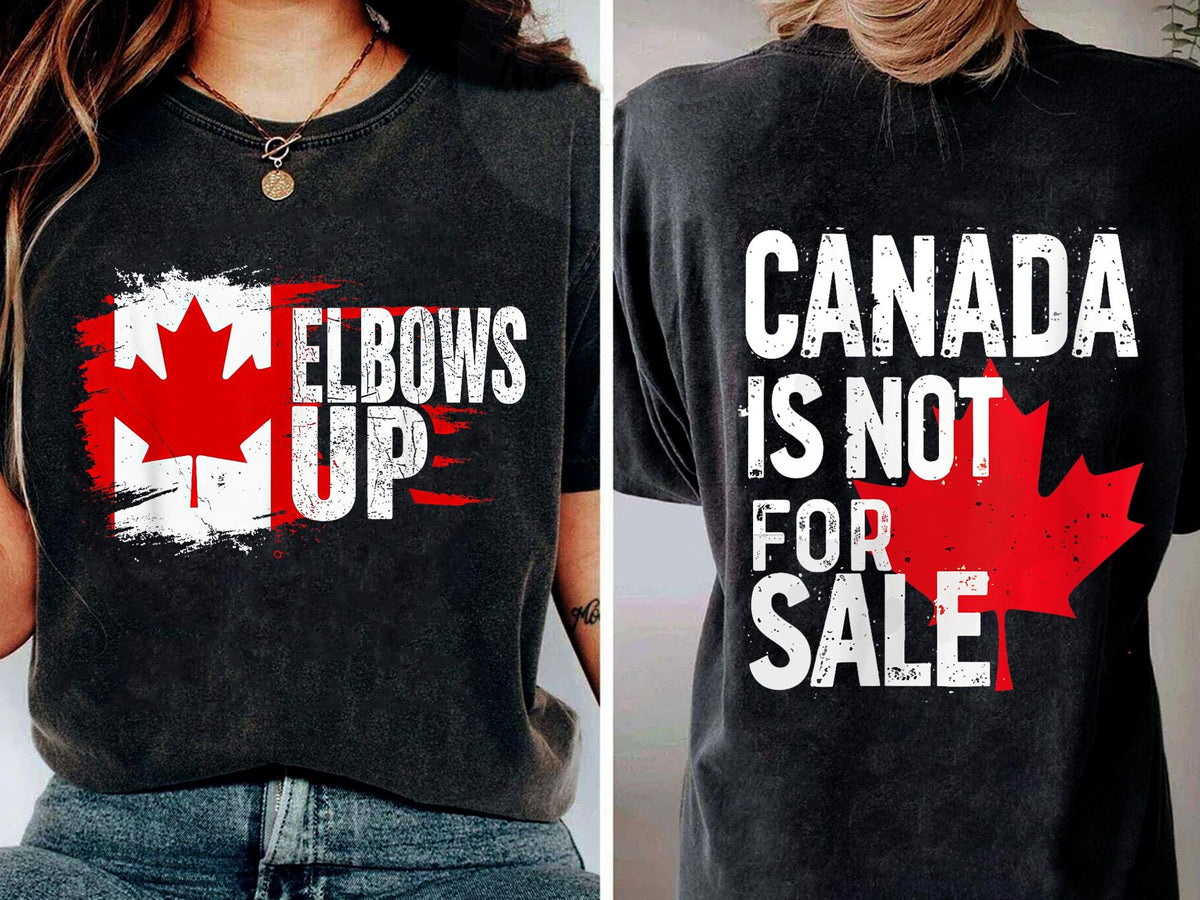 Elbows Up Tshirt Anti Trump Canada Hoodie Canadian Pride Pullover Maple Leaf Gift Elbows Up Canada Sweatshirt Pro Canada Sweat Hoodie – Fan Favorite · Top Pick For Any Outfit