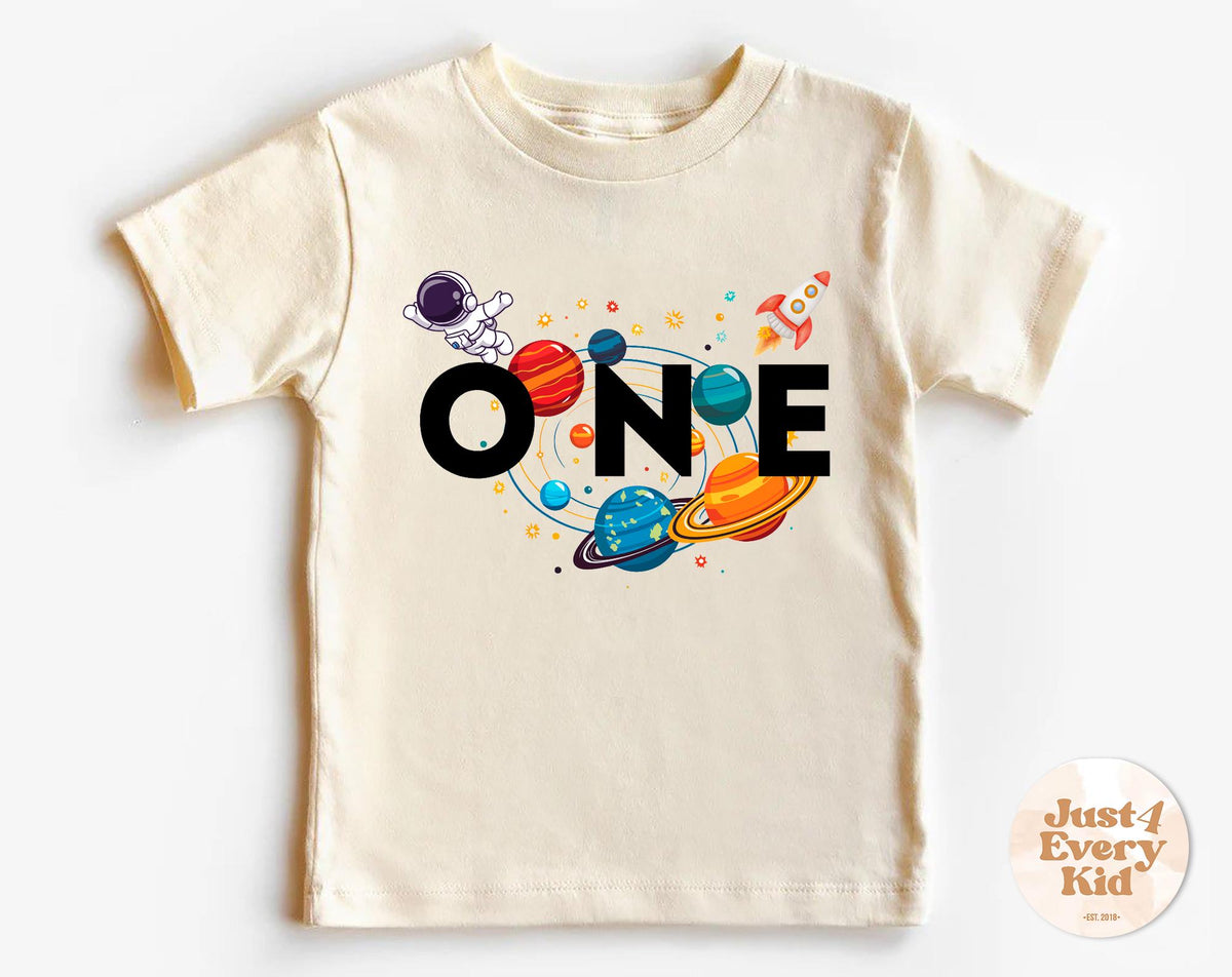 1st Birthday Boy Shirt Space Planet One Baby Shirt Space 1st Birthday Shirt Rocket Ship Shirt Kids Astronaut Shirt Space Adventure Kids Graphic Tee – Fan Favorite · Top Pick For Any Outfit