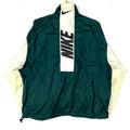 Vintage Nike Windbreaker Jacket Large Green Full Zip Lined Graphic Tee – Aesthetic Look · Great Gift For Fans