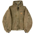 Carhartt Sandstone Jacket 3XL Full Zip Sherpa Lined Workwear Canvas J141 Graphic Tee – Bold Style · Great Gift For Fans