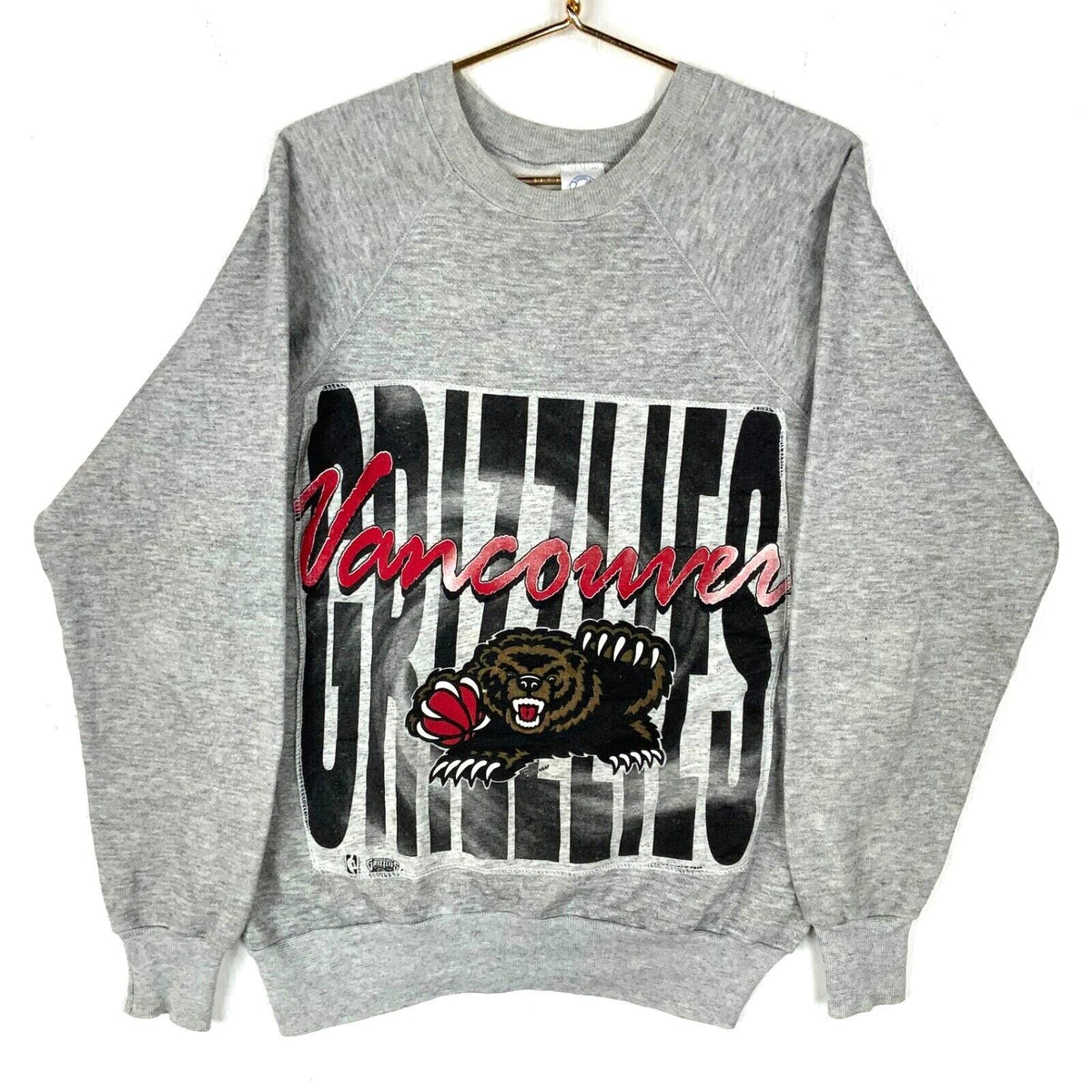 Vintage Vancouver Grizzlies Sweatshirt Large Gray Reworked 1994 Nba 90s Sweatshirt – Premium Graphic · Must-Have Style
