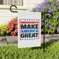 Immigrants Make America Great Anti Maga Anti Trump Fuck Donald Trump Fuck Trump Anti Fascists Anti Christian Nationalism Graphic Tee – Soft Feel · High-Quality Print