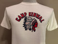 Vintage 80s Camp Kenwal Native American Chief Head White Tshirt M Graphic Tee – Everyday Comfort · Top Pick For Any Outfit
