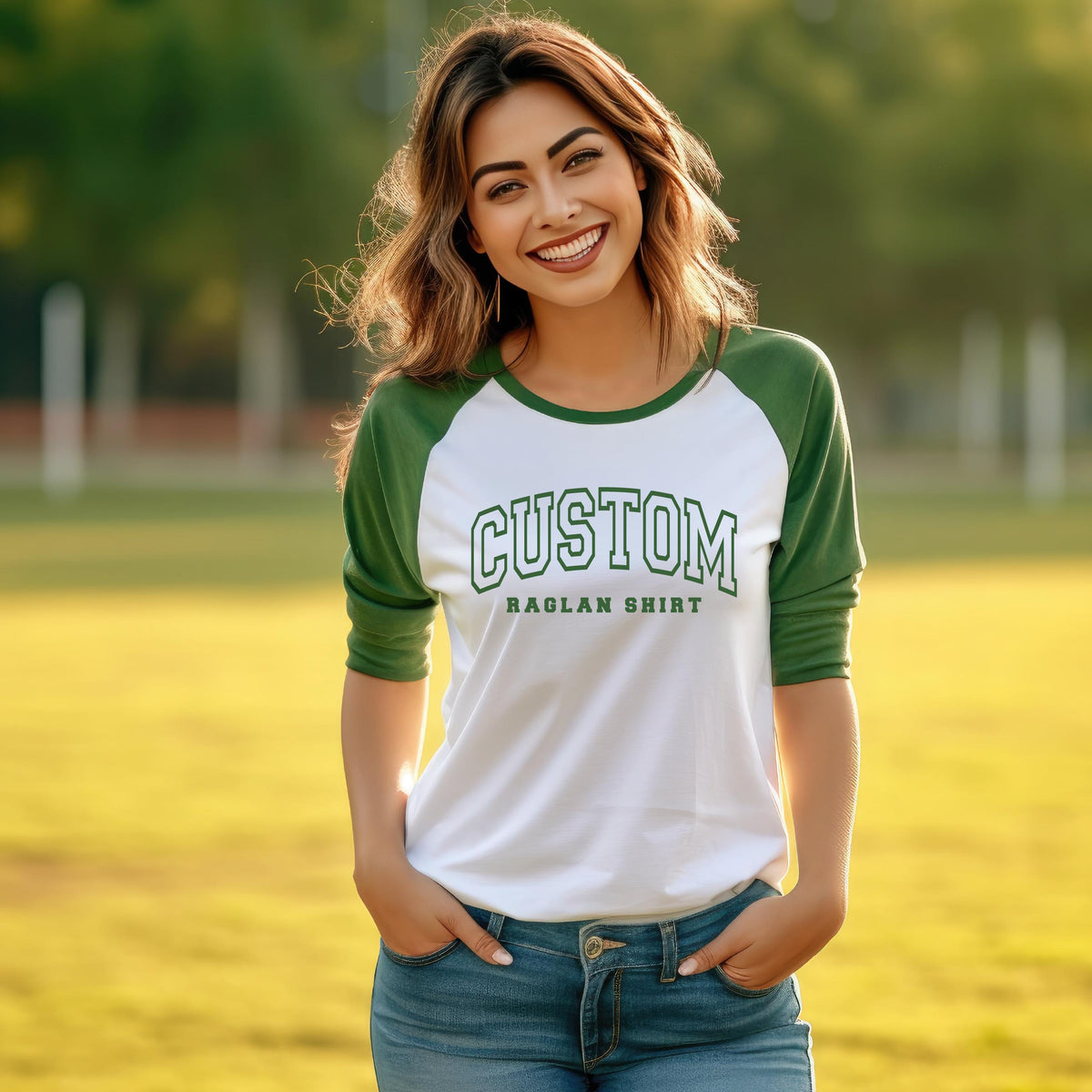 Personalized Raglan Sleeve Shirt Custom Baseball Raglan Shirt Personalized Sports Tee Team Tee Custom Team Shirt Custom Sports Jersey Jersey – Bold Style · Perfect For Daily Wear