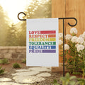 Love Respect Equality Anti Trump Anti Maga LGBTQ Sign Pride Flag One Love Fuck Trump Graphic Tee – Soft Feel · Perfect For Daily Wear