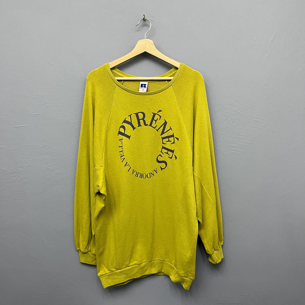 Andorra La Vella Pyrenees by Russell Athletic Pullover Crewneck Sweatshirt Size Medium Sweatshirt – Premium Graphic · Must-Have Style