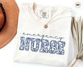Emergency Department Nurse Shirt Toile Er Nurse Gift Er Tee Floral Nurse Week TShirt Chinoiserie ED Nurse Tshirt Graphic Tee – Premium Graphic · Must-Have Style