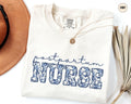 Postpartum Nurse Tshirt Toile Mother Baby Nurse Shirt Floral Gift for MotherBaby Nurse Chinoiserie Mother Baby Unit Tee Graphic Tee – Aesthetic Look · Great Gift For Fans
