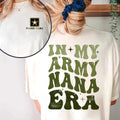 Proud Army Nana Shirts In My Army Nana Era T Shirt Military Grandma Shirt US Army Gift For Grandma Military Nana TShirt Army Nana Gift Graphic Tee – Easygoing Wear · High-Quality Print