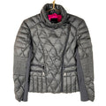 Bebe Women39s Quilted Puffer Jacket Gray XS Full Zip Graphic Tee – Aesthetic Look · Top Pick For Any Outfit
