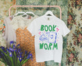 Cute Bookworm TShirt for Reading Teacher or School Librarian Adorable Y2K 90s Aesthetic Book Lover Tee Shirt with Hearts Romance Reader Graphic Tee – Fan Favorite · Perfect For Daily Wear