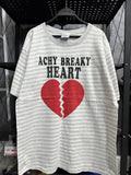 Vintage 90s Achy Breaky Heart Striped T Shirt Size L Country Music Tee 1990s Graphic Top Billy Ray Cyrus Inspired Retro Fan Apparel Graphic Tee – Premium Graphic · Trending Graphic Apparel