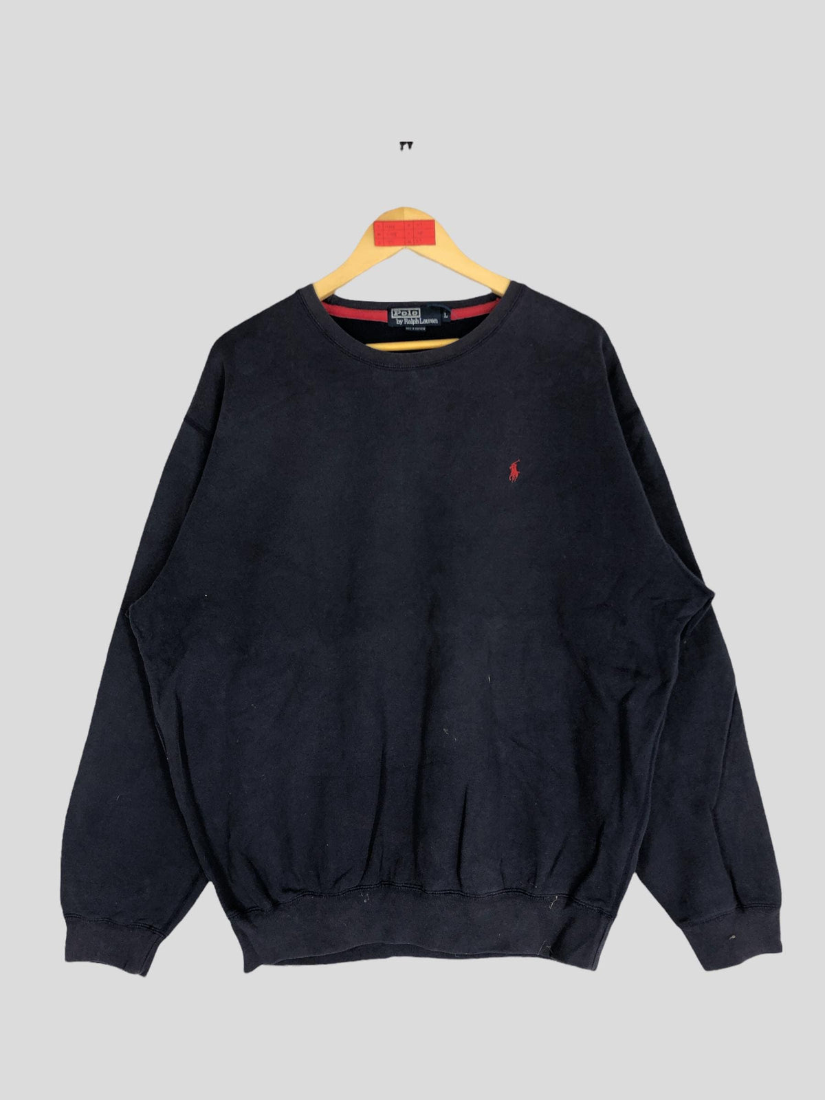 Vintage Polo Ralph Lauren Small Pony Sweatshirt Large Polo Ralph Lauren Made In USA Crewneck Ralph Lauren Sweater Size L Sweatshirt – Warm & Stylish · High-Quality Print