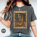 Skeleton Plant Lover Tshirt Tarot Card Plant Shirt Plant Lover Gift Plant Mom Plant Mama Tee Funny Garden Lover Shirt Graphic Tee – Cozy Vibes · Great Gift For Fans