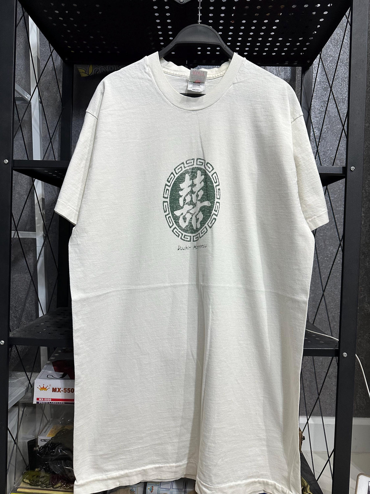 Vintage 90s Double Happiness Chinese Symbol T Shirt Size L 1990s Asian Culture Tee Traditional Wedding Character Streetwear Style Graphic Tee – Aesthetic Look · High-Quality Print