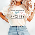 Anxiety Tshirt Funny Mom Shirt Mothers Day Gift Anxious Shirt Mental Health Shirt Graphic Tee – Feel-Good Design · Great Gift For Fans