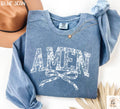 Amen Easter Sweatshirt Christian Varsity Crewneck Jesus Easter Shirt Coquette Easter Gift Easter Vibes Sweatshirt Easter Sweater Sweatshirt – Fan Favorite · Perfect For Daily Wear