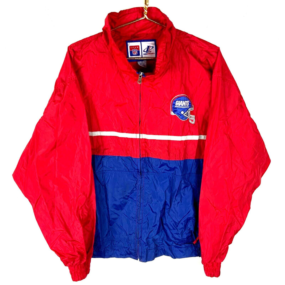 Vintage New York Giants Logo Athletic Jacket XL Windbreaker Red Nfl Full Zip Graphic Tee – Soft Feel · High-Quality Print