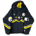 Vintage Pittsburgh Steelers Logo Athletic Puffer Jacket XL Hooded Full Zip 90s Graphic Tee – Warm & Stylish · Must-Have Style