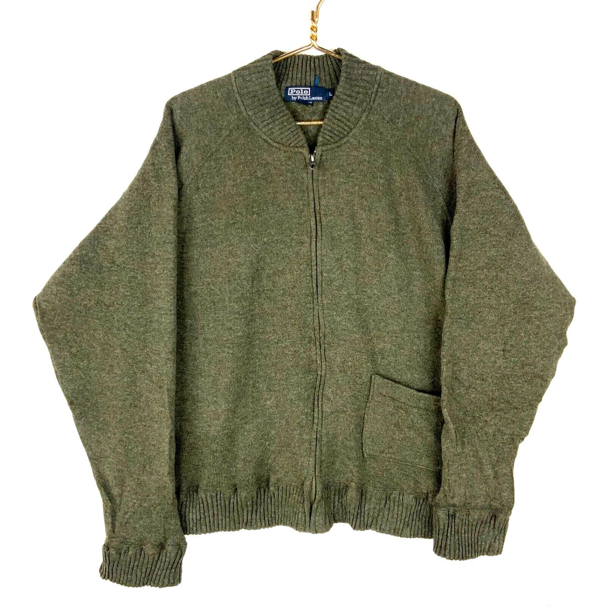 Vintage Polo Ralph Lauren Knit Wool Sweater Large Green Full Zip 90s Graphic Tee – Warm & Stylish · Trending Graphic Apparel