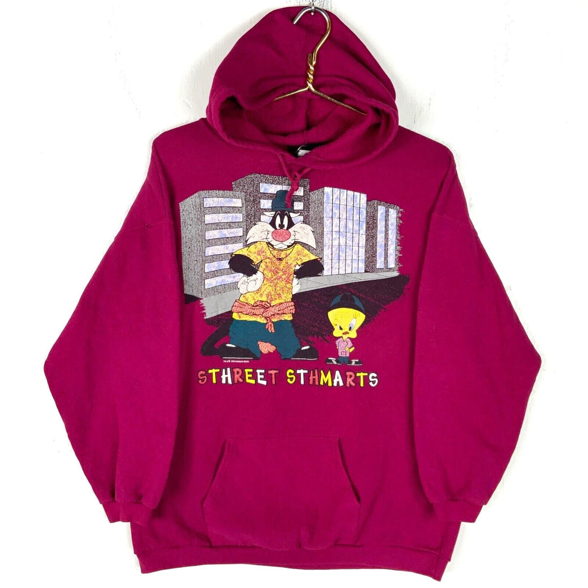 Vintage Sylvester Tweety Looney Tunes Women39s Sweatshirt Hoodie XL 1993 Cartoon Hoodie – Bold Style · Must-Have Style