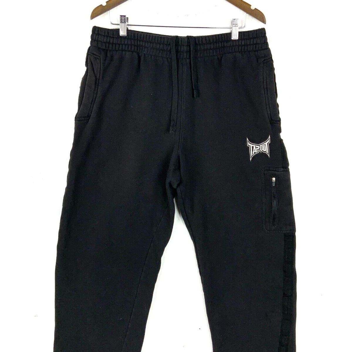 Y2K Tap Out Sweat Pants Size XL Black Mma Streetwear Graphic Tee – Aesthetic Look · High-Quality Print