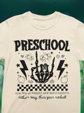 Preschool Last Day of School Tee Shirt This Year Rocked Funny Rocker Skeleton Shirt for Preschool Teachers and Staff Rocking School Tee Graphic Tee – Easygoing Wear · Top Pick For Any Outfit