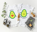 Avocado Twin Baby Bodysuits Best Friends Shirts Cute Best Friend Twin Baby T shirts Besties T shirts BFF Baby Bodysuits Avocado Couple Graphic Tee – Fan Favorite · Must-Have Style