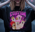 Unisex Custom Bootleg Tee Personalized Retro Rap Shirt Custom Your Design Custom Photo Tee Dog Shirt Retro 9039s Gift Graphic Tee – Soft Feel · Trending Graphic Apparel