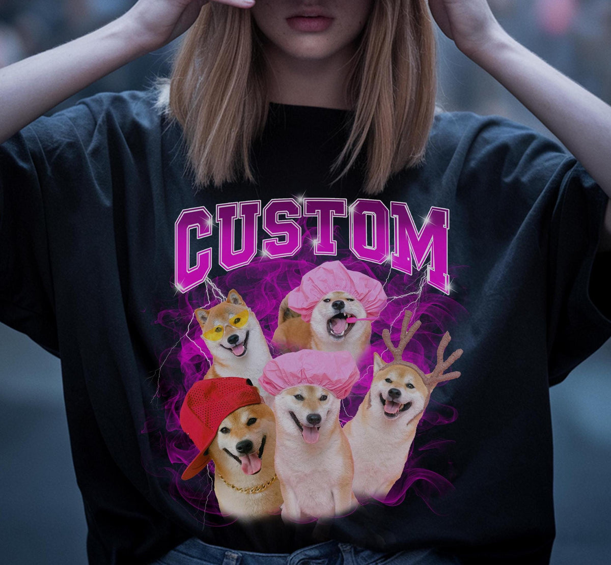 Unisex Custom Bootleg Tee Personalized Retro Rap Shirt Custom Your Design Custom Photo Tee Dog Shirt Retro 9039s Gift Graphic Tee – Soft Feel · Trending Graphic Apparel