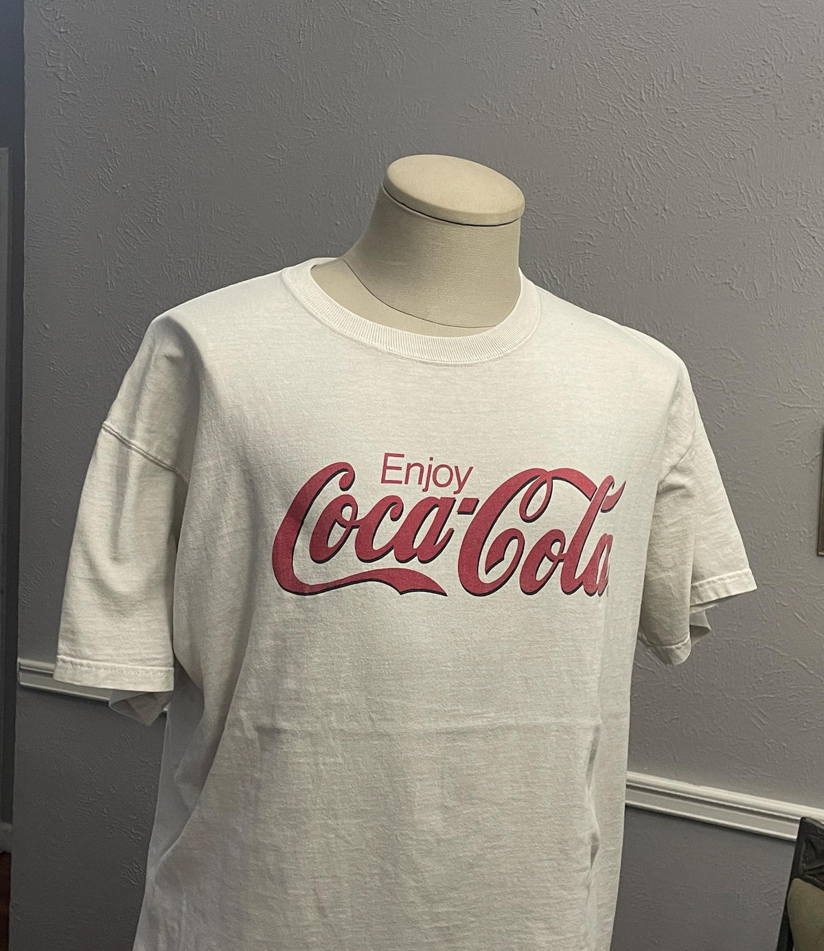 Vintage 90s Coca Cola white Tshirt size Xl Graphic Tee – Premium Graphic · High-Quality Print
