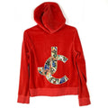 Juicy Couture Y2K Women39s Sweatshirt Hoodie XL Red Full Zip Made In Usa 2012 Hoodie – Easygoing Wear · Perfect For Daily Wear