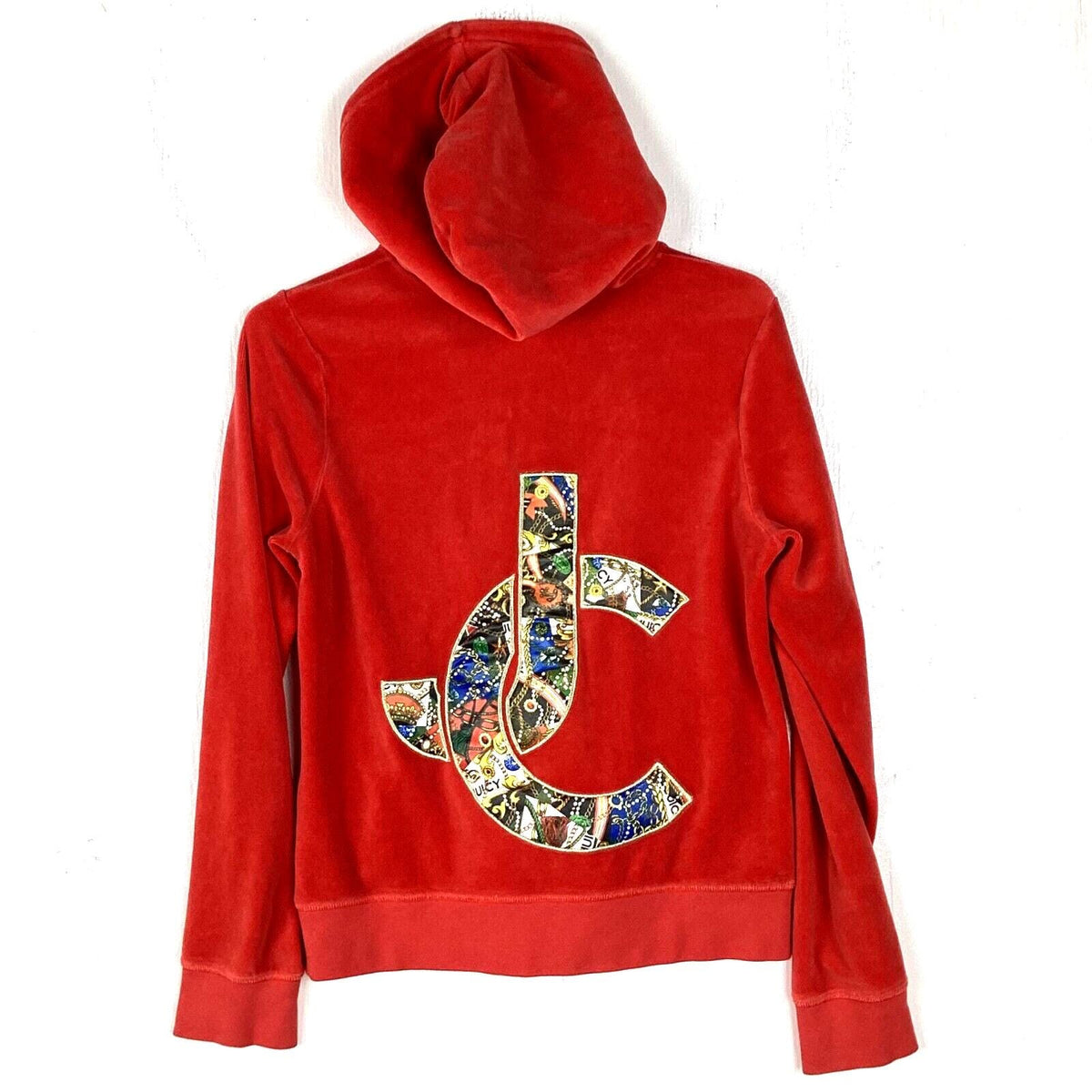 Juicy Couture Y2K Women39s Sweatshirt Hoodie XL Red Full Zip Made In Usa 2012 Hoodie – Easygoing Wear · Perfect For Daily Wear