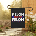 F Elon and The Felon Anti Maga Anti Trump Fuck Trump Flag Anti Trump Flag Graphic Tee – Premium Graphic · Perfect For Daily Wear