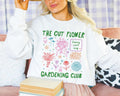 Cut Flower Gardening Sweatshirt Flower Farmer or Mom Who Grows Cut Garden Flowers Cute Gardening Crewneck with 90s Y2k Aeshetic Doodles Sweatshirt – Fan Favorite · Must-Have Style