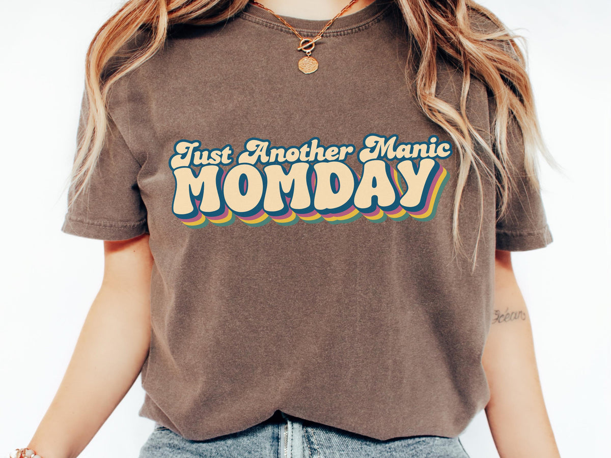 Manic Mom Day Shirt Funny Mother39s Day Gift for Moms Retro Graphic Shirt for Her 80s Tee Gift for Wife Overstimulated Mom T Shirt Graphic Tee – Aesthetic Look · Must-Have Style