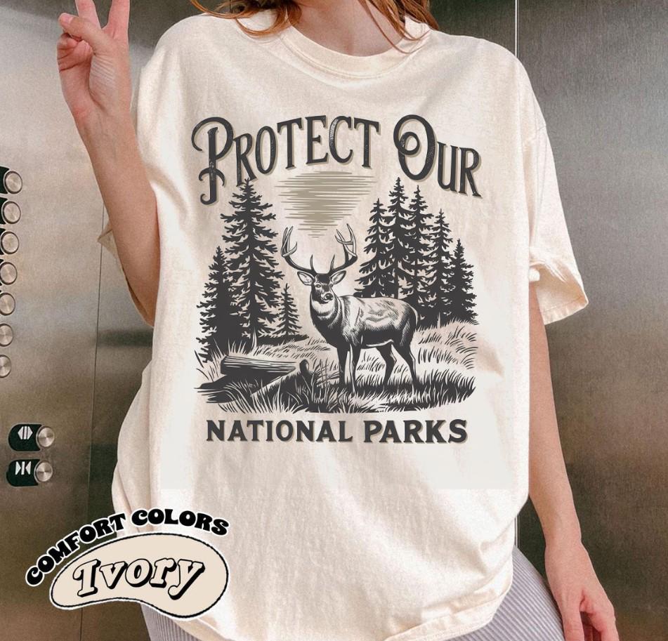 Protect Our National Parks Unisex Shirt Parks Over Profit Granola Girl Retro Shirt Nature Lover Gift National Park T Shirt Graphic Tee – Easygoing Wear · Top Pick For Any Outfit